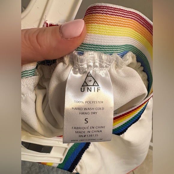 UNIF Rainbow Shorts Size Small - Picture 4 of 5